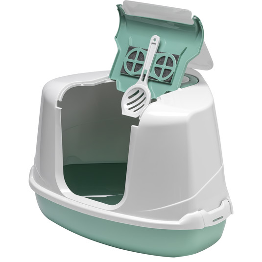 Moderna flip corner cat litter box outlet